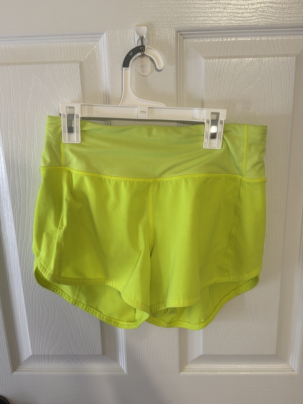 lululemon athletica Women's Neon Lime Athletic Shorts